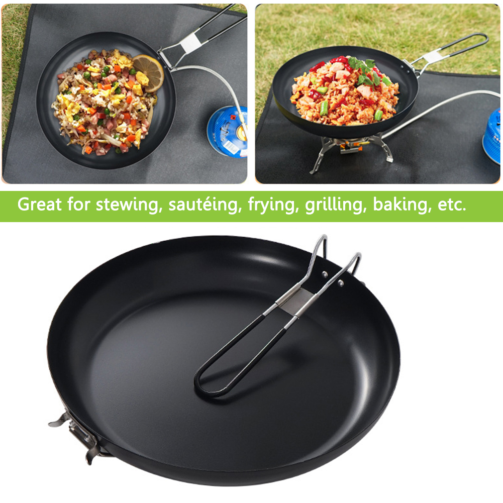 Camping Cooking Wok - Nonstick Frying Pan Outdoor Camping Cookware