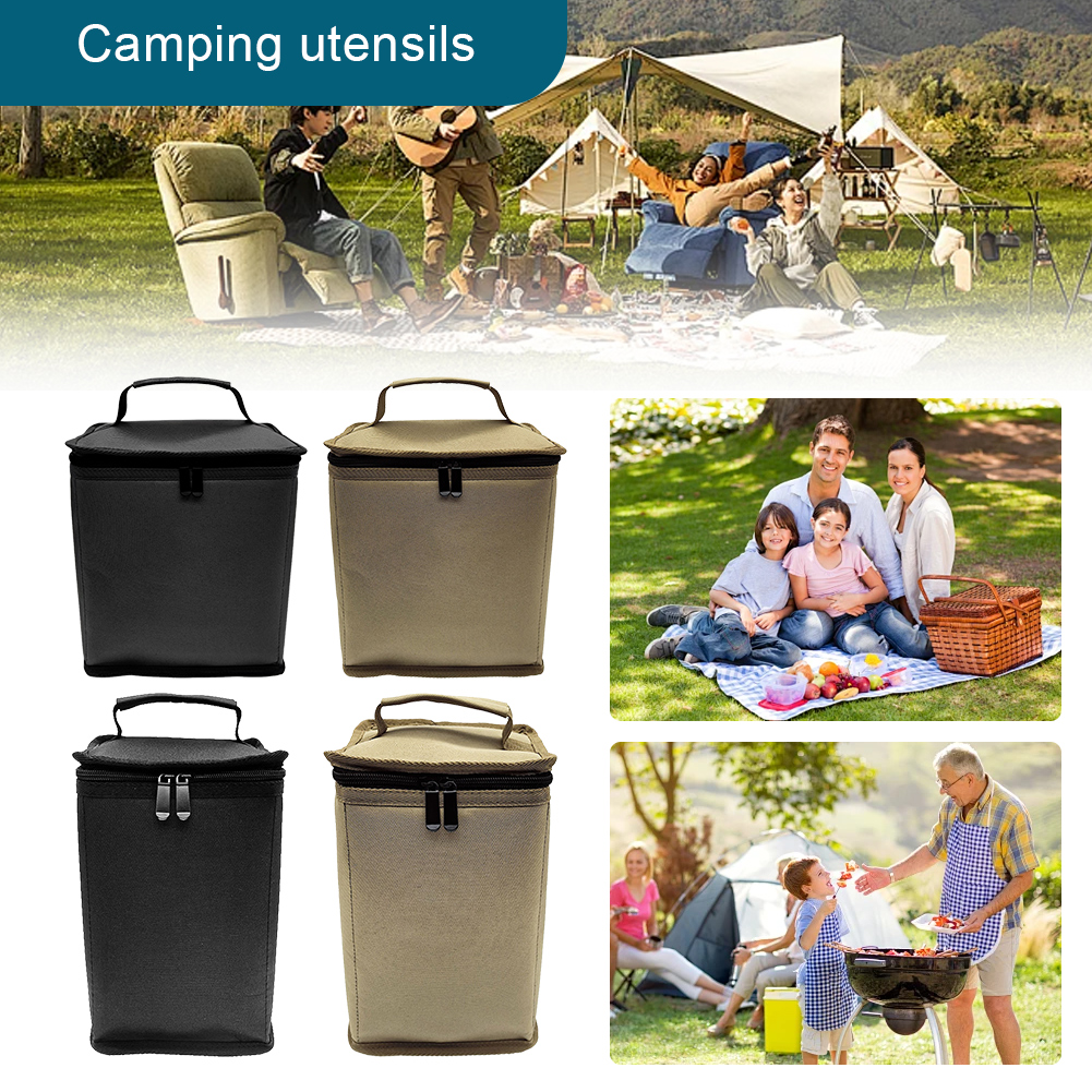 Camping Cooking Gas Canister - Butane Fuel Canister Cover 600D Oxford