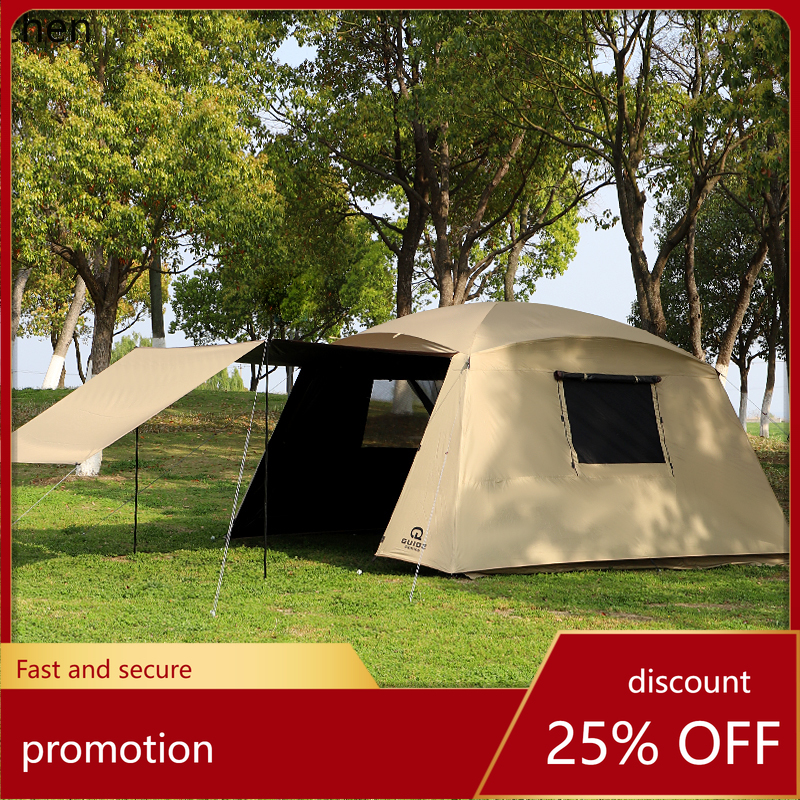 Camping Cooking Awning - HXL outdoor mosquito-proof pergola camping self-driving