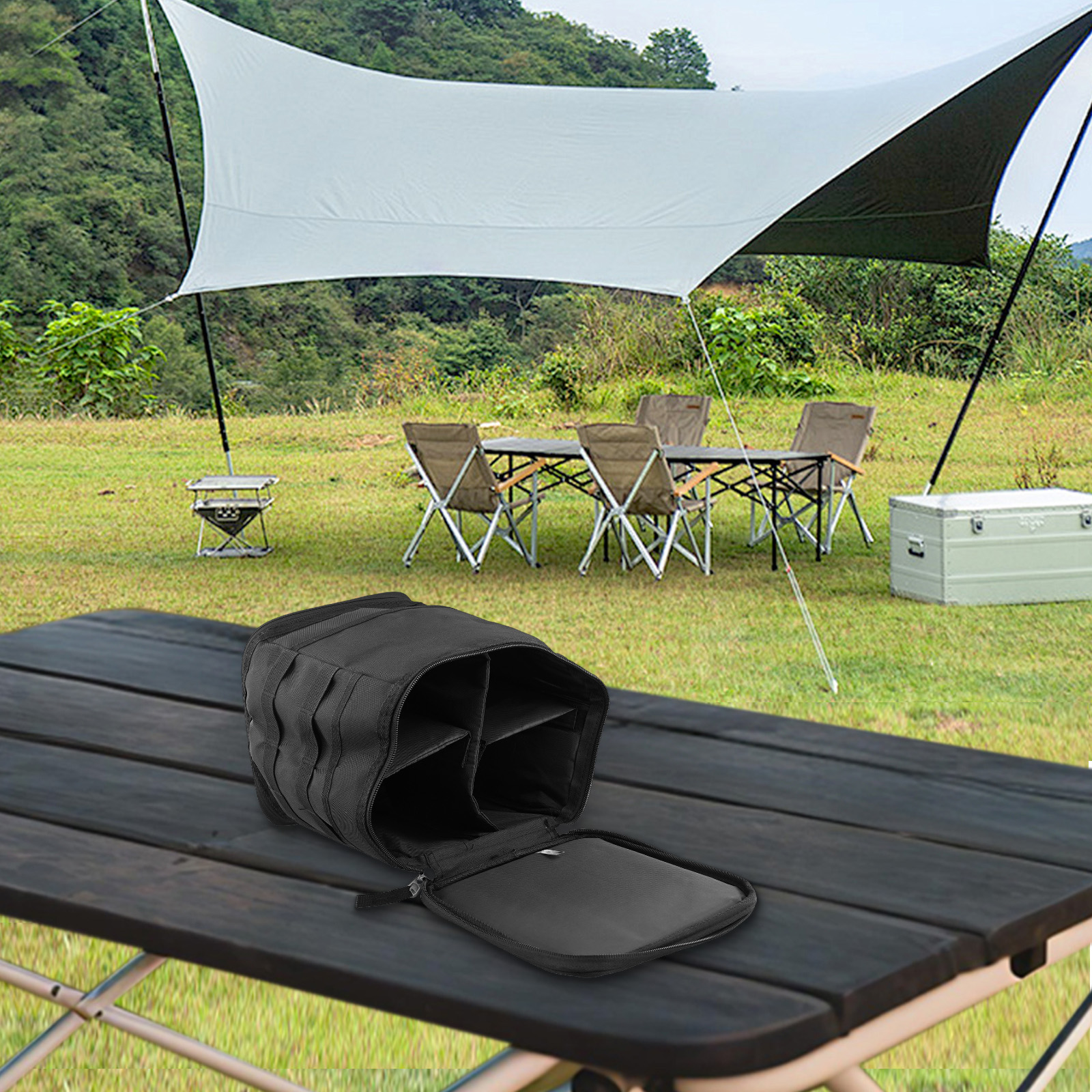 Camping Cooking Gas Canister - Spacious Camping Gear Bag Perfect for