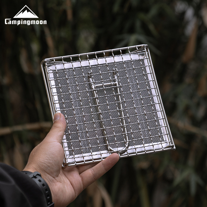 Camping Cooking Plate - CAMPINGMOON Outdoor Camping 304 Stainless Steel