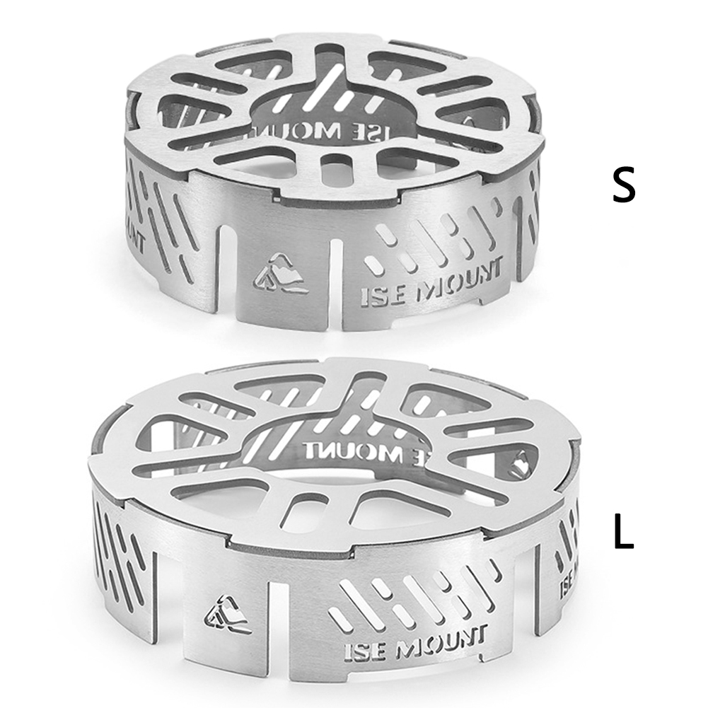 Camping Cooking Ring - Outdoor Stove Windshield Stainless Steel Camping