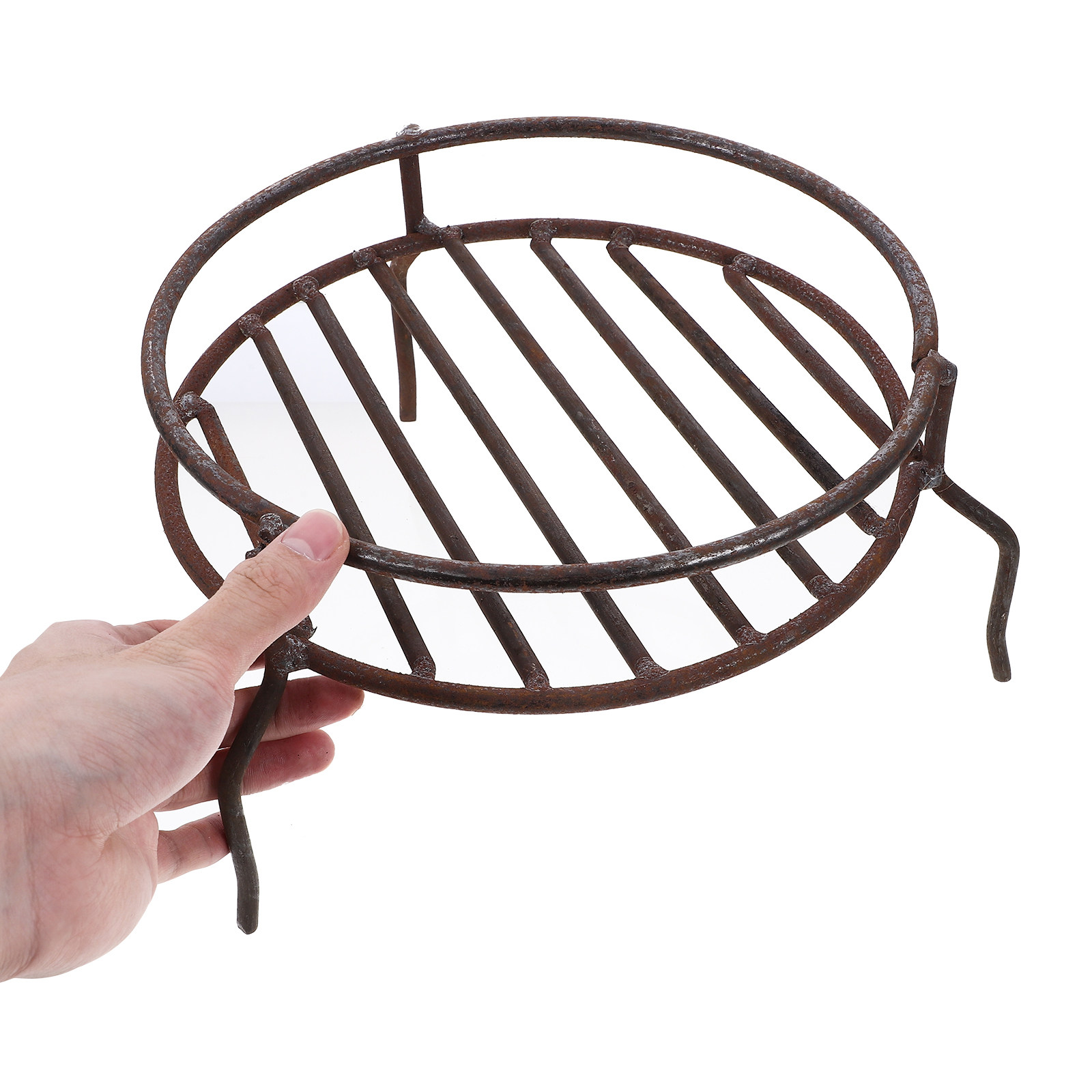 Camping Cooking Wok - Heavy-Duty Iron Pot Stand for Camping