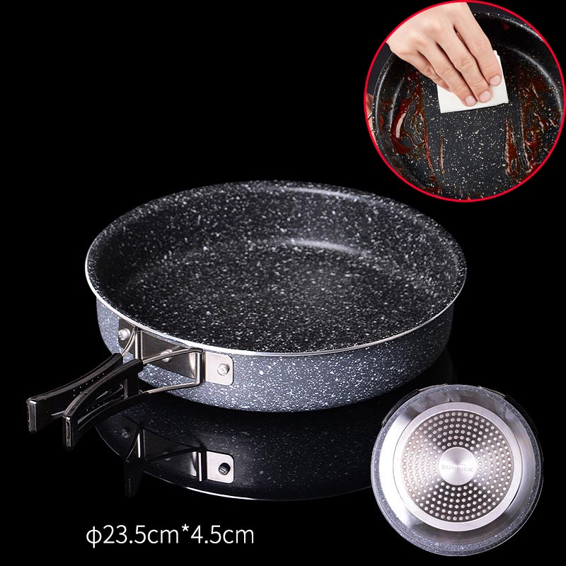 Camping Cooking Wok - Camping Folding Non-Stick Frying Fry Pan
