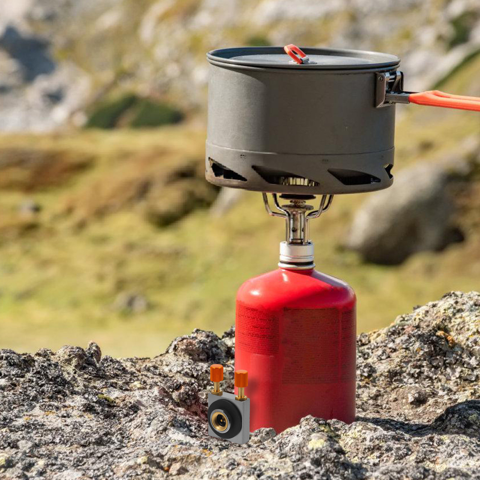 Outdoor Gas Canister Adapter T - Camping Cooking Gas Canister のレビューと価格