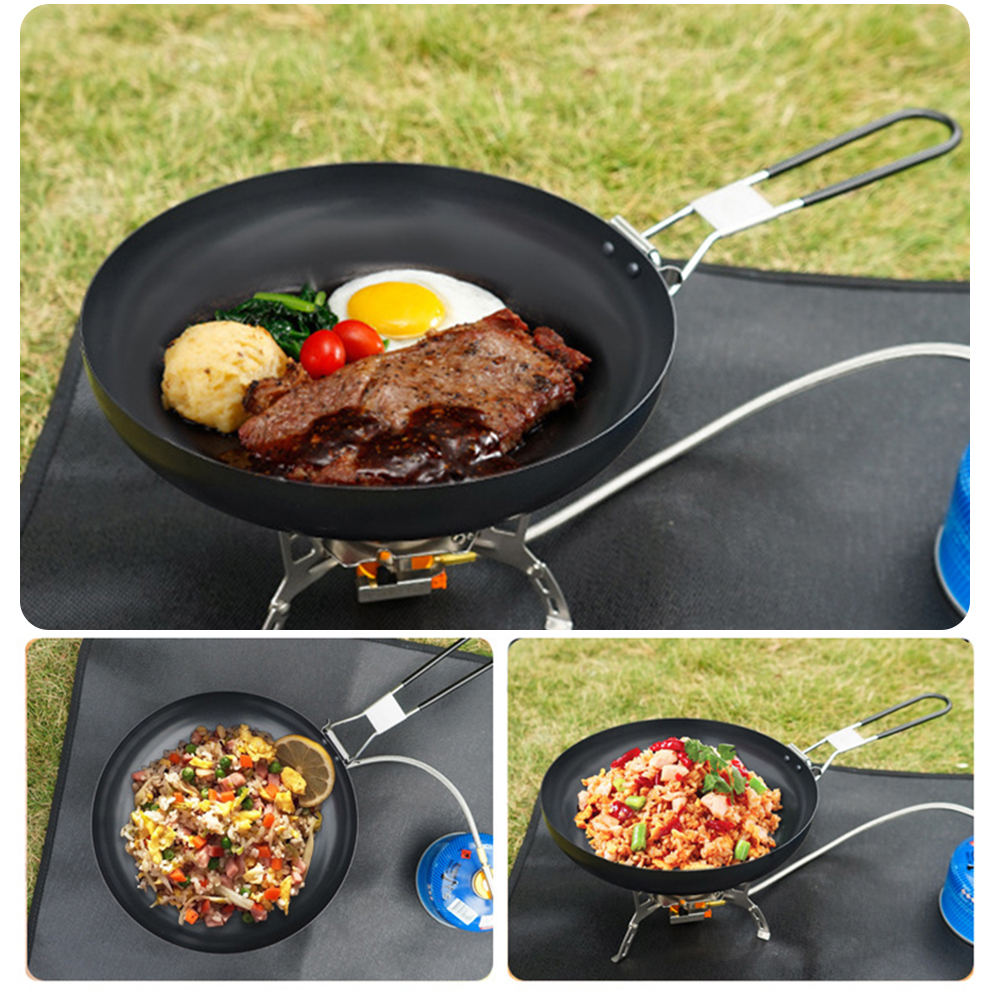 Nonstick Frying Pan Outdoor Ca - Camping Cooking Wok のレビューと価格
