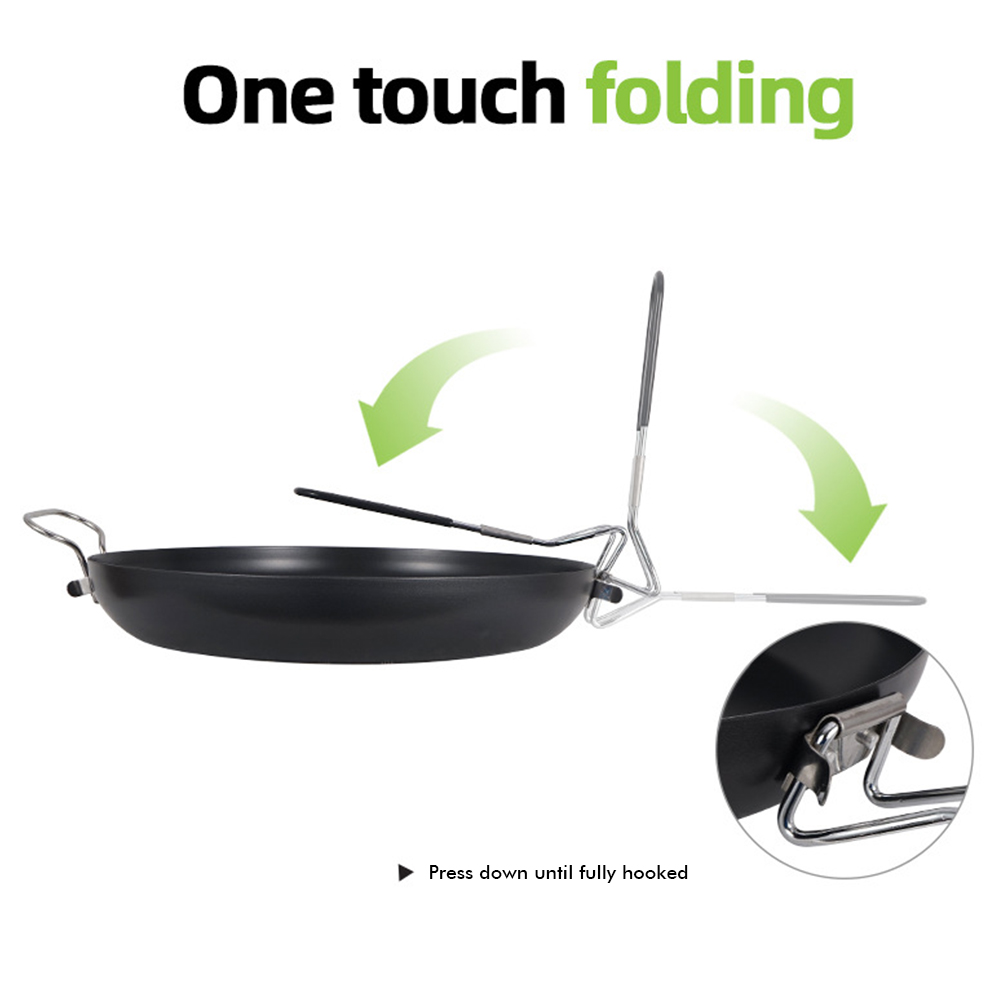 Nonstick Frying Pan Outdoor Ca - Camping Cooking Wok のレビューと価格