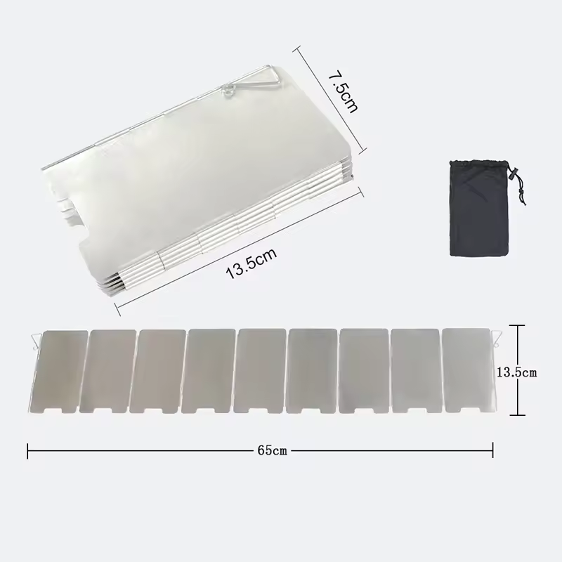 Outdoor Stove Wind Shield Camp - Camping Cooking Windshield のレビューと価格