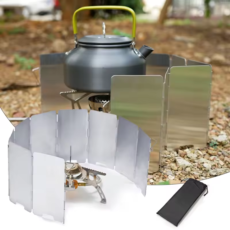 Outdoor Stove Wind Shield Camp - Camping Cooking Windshield のレビューと価格