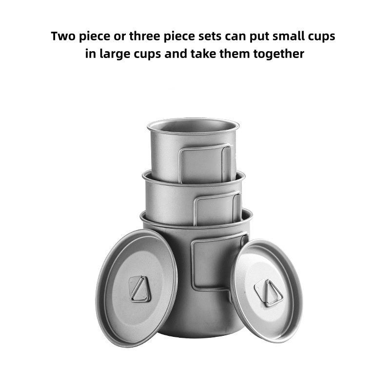 Titanium Camping Mug with Fold - Camping Cooking Utensil Bag のレビューと価格