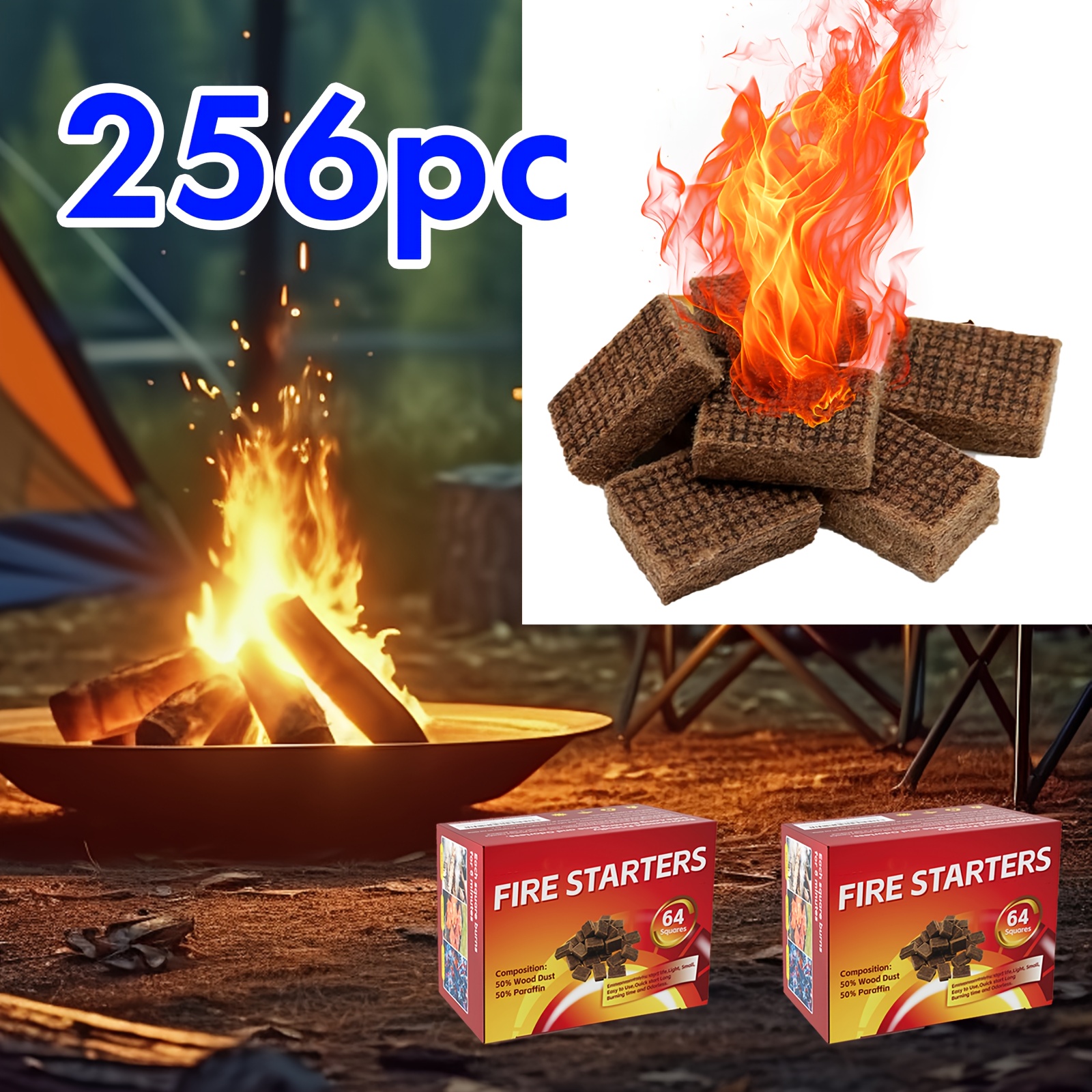 256 Pack Professional-Grade Fi - Camping Cooking Without Electricity のレビューと価格