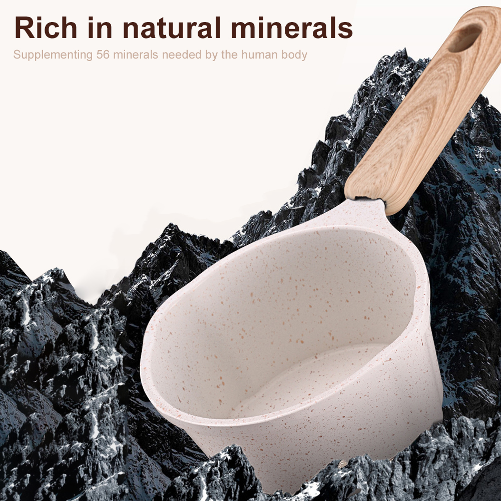Mini Boiling Pan Wooden Handle - Camping Cooking Wok のレビューと価格