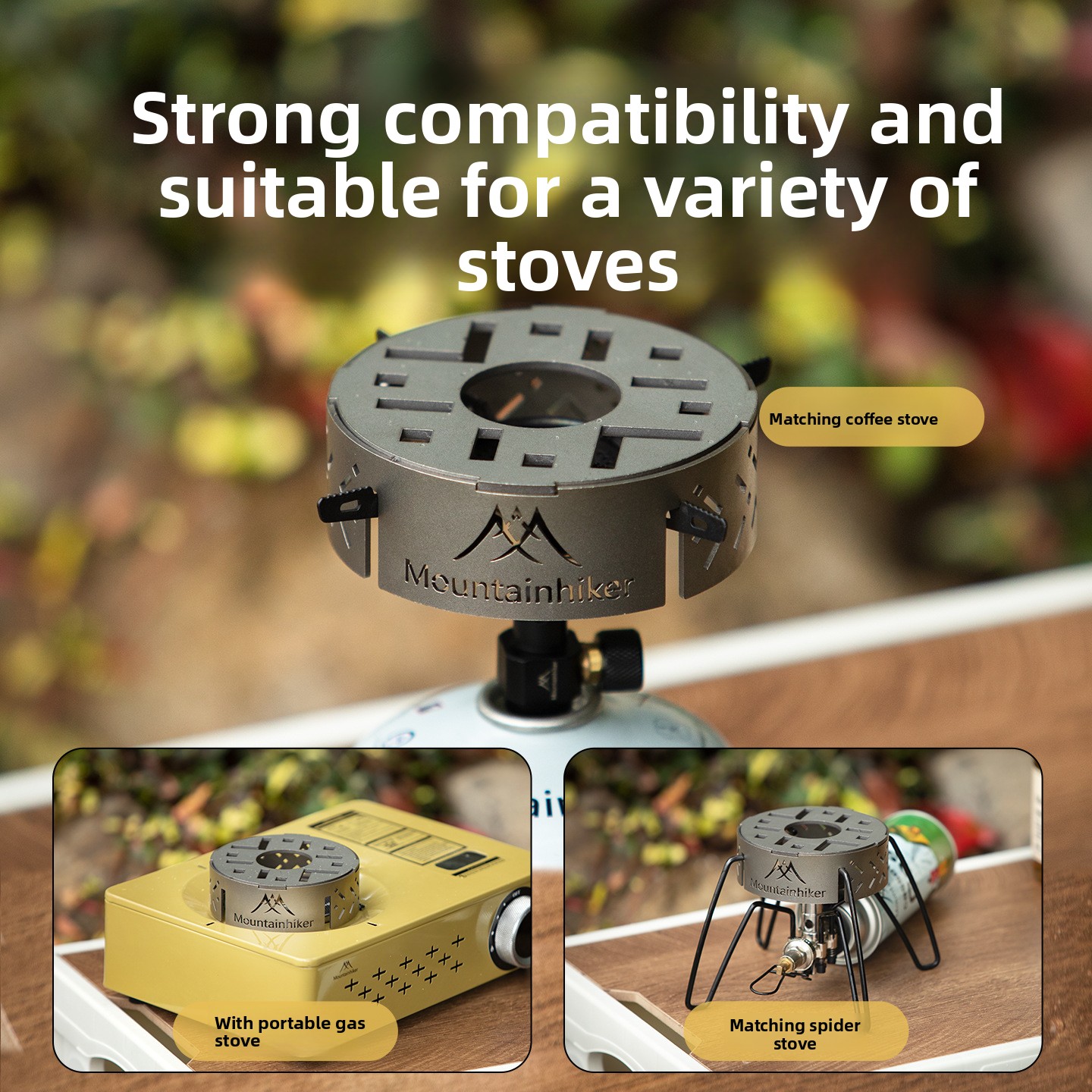 MOUNTAINHIKER Outdoor Windshie - Camping Cooking Ring のレビューと価格