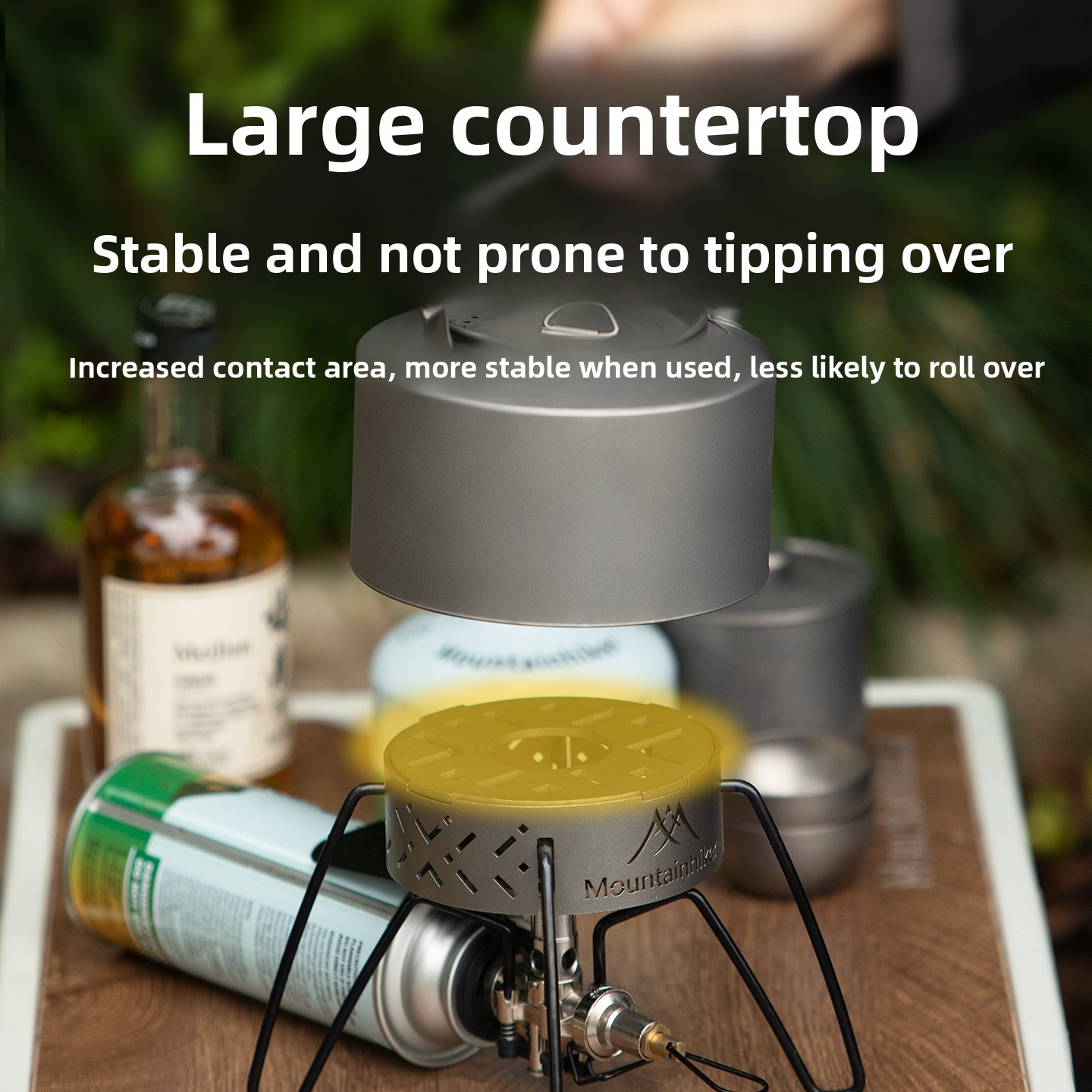 MOUNTAINHIKER Outdoor Windshie - Camping Cooking Ring のレビューと価格
