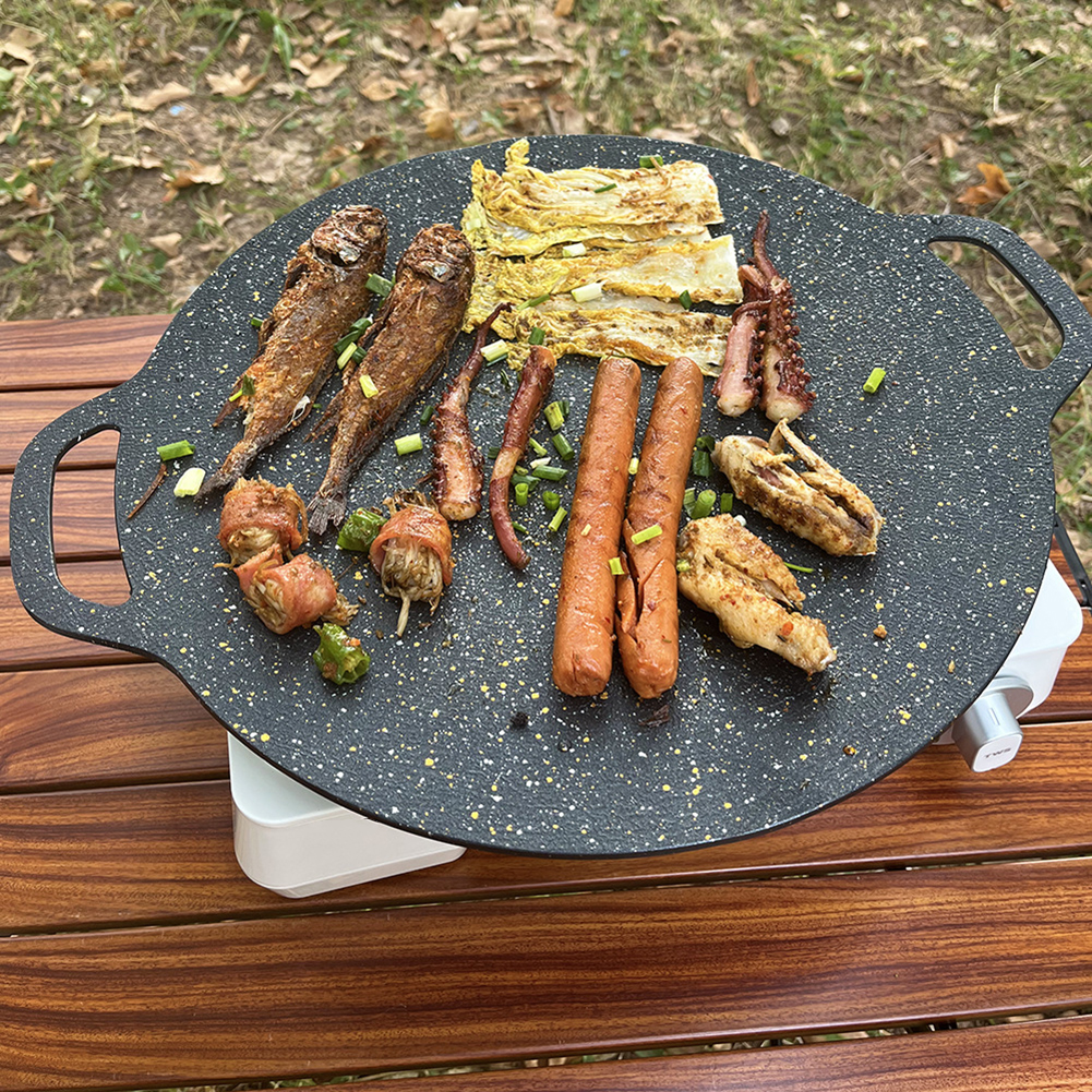 Round Baking Dishes Pans Non-s - Camping Cooking Wok のレビューと価格