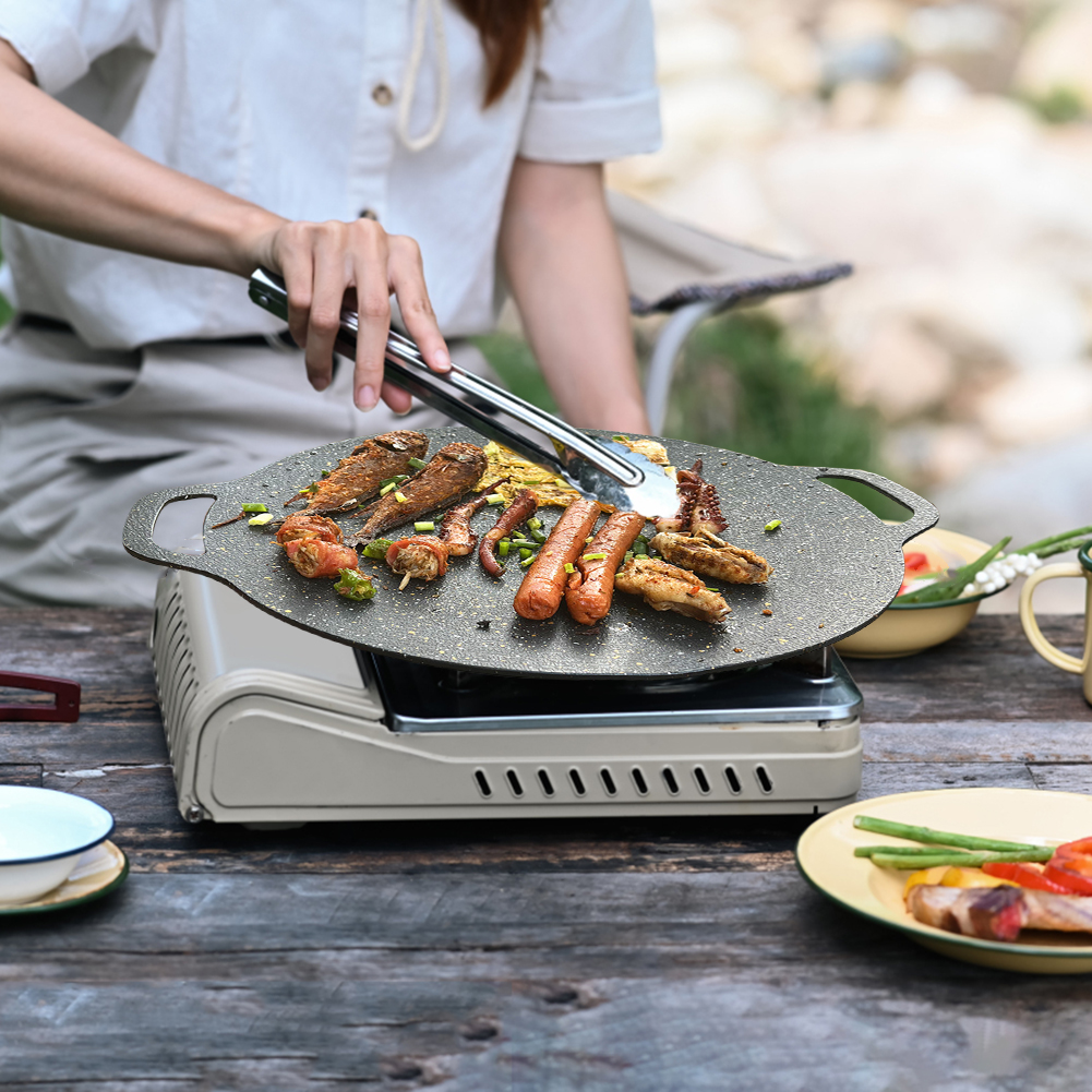 Round Baking Dishes Pans Non-s - Camping Cooking Wok のレビューと価格