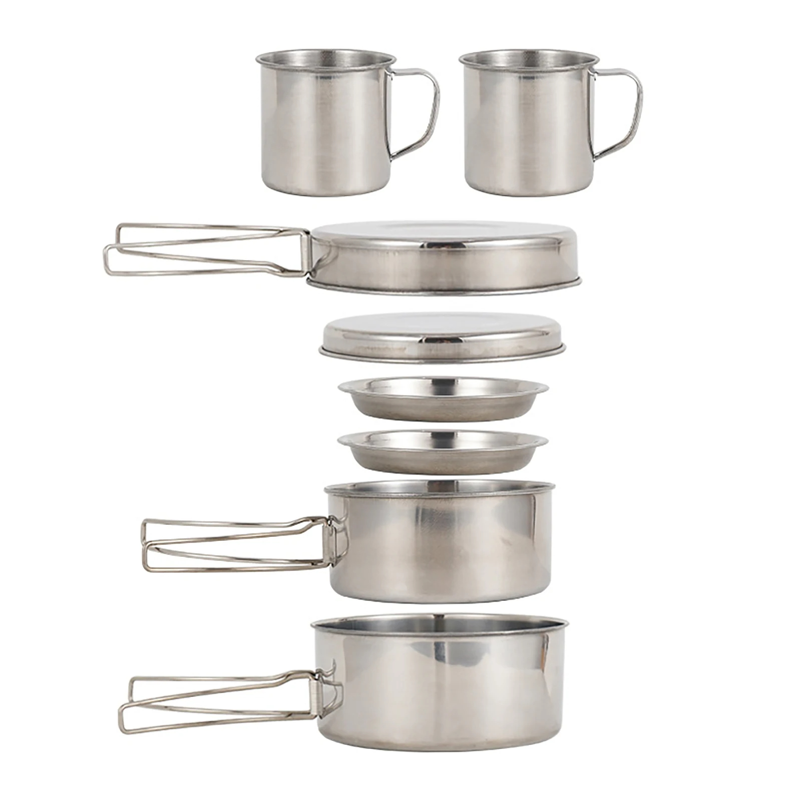 8pcs/Set Camping Cookware Mess - Camping Cooking Utensil Bag のレビューと価格