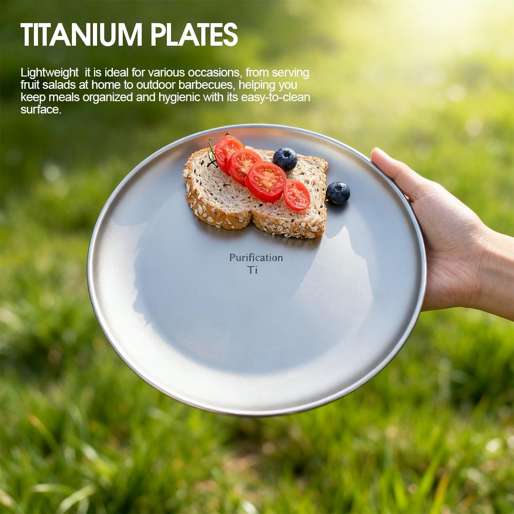 1/2Pcs Titanium Outdoor Campin - Camping Cooking Plate のレビューと価格