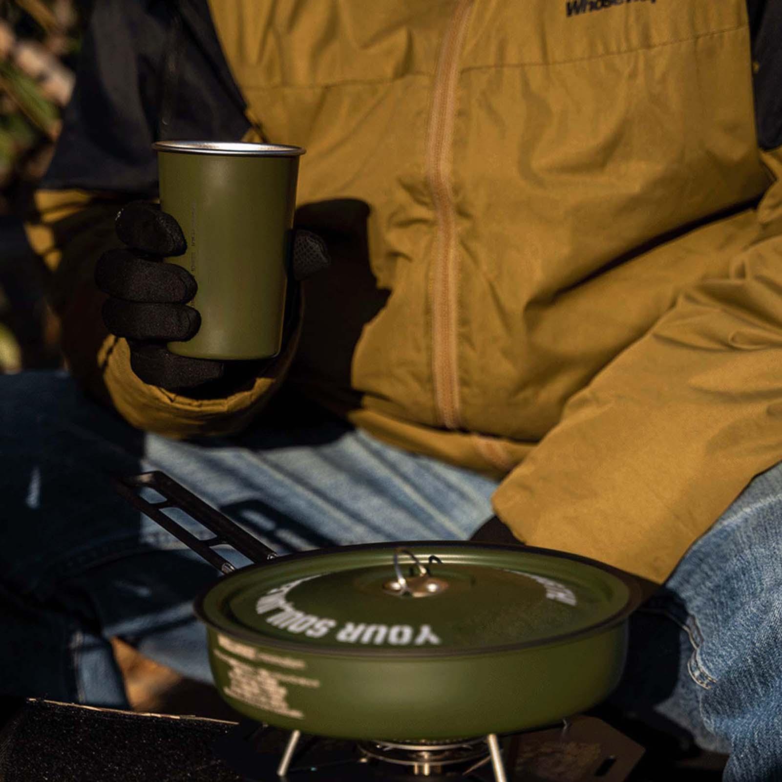 Camping Cookware Camp Cook Pot - Camping Cooking Set Detachable Handle のレビューと価格