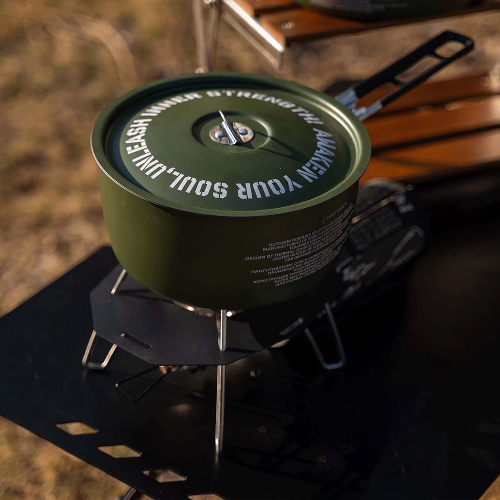 Camping Cookware Set Camping F - Camping Cooking Set Detachable Handle のレビューと価格