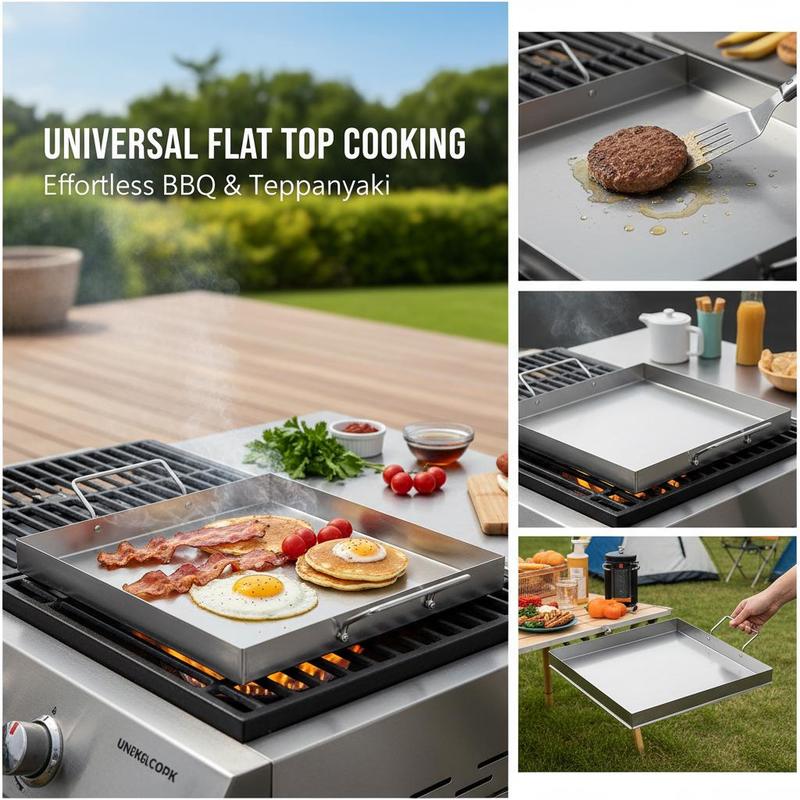 Universal Flat Top Griddle 18x - Camping Cooking Plate のレビューと価格