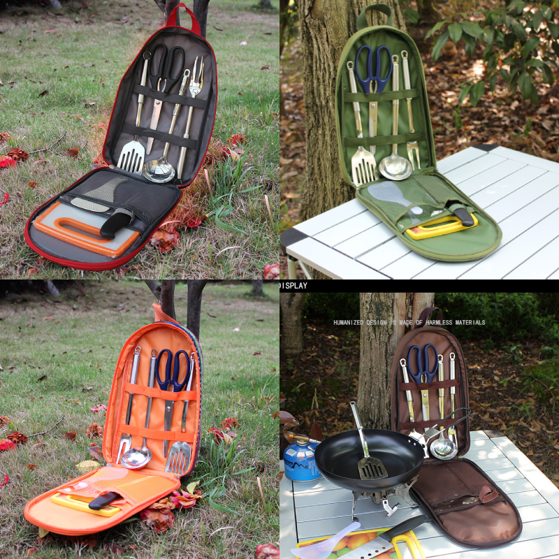7pcs Camping Kitchen Utensil S - Camping Cooking Utensil Bag のレビューと価格