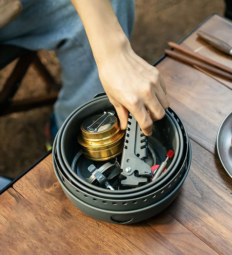 Camping Gas Stove Alcohol Stov - Camping Cooking Windshield のレビューと価格
