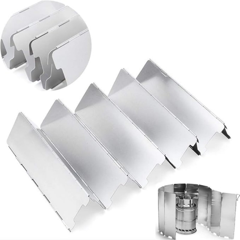 Ultra-Lightweight Aluminum All - Camping Cooking Windshield のレビューと価格