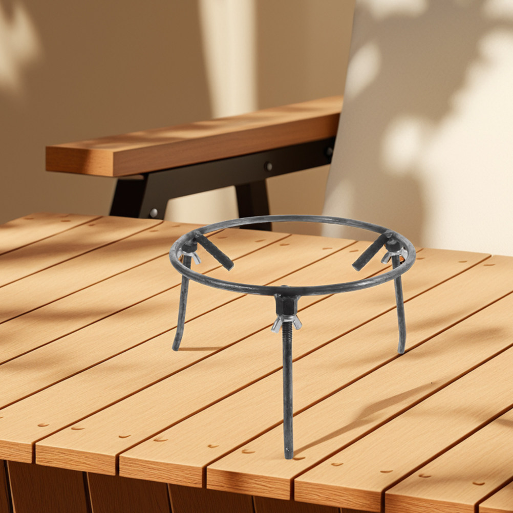 Detachable Triangular Fire Sta - Camping Cooking Wok のレビューと価格