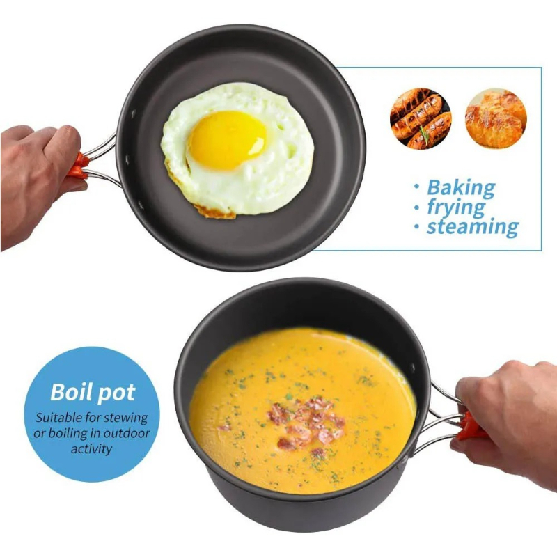 Camping Cooking Set, Outdoor K - Camping Cooking Utensil Bag のレビューと価格