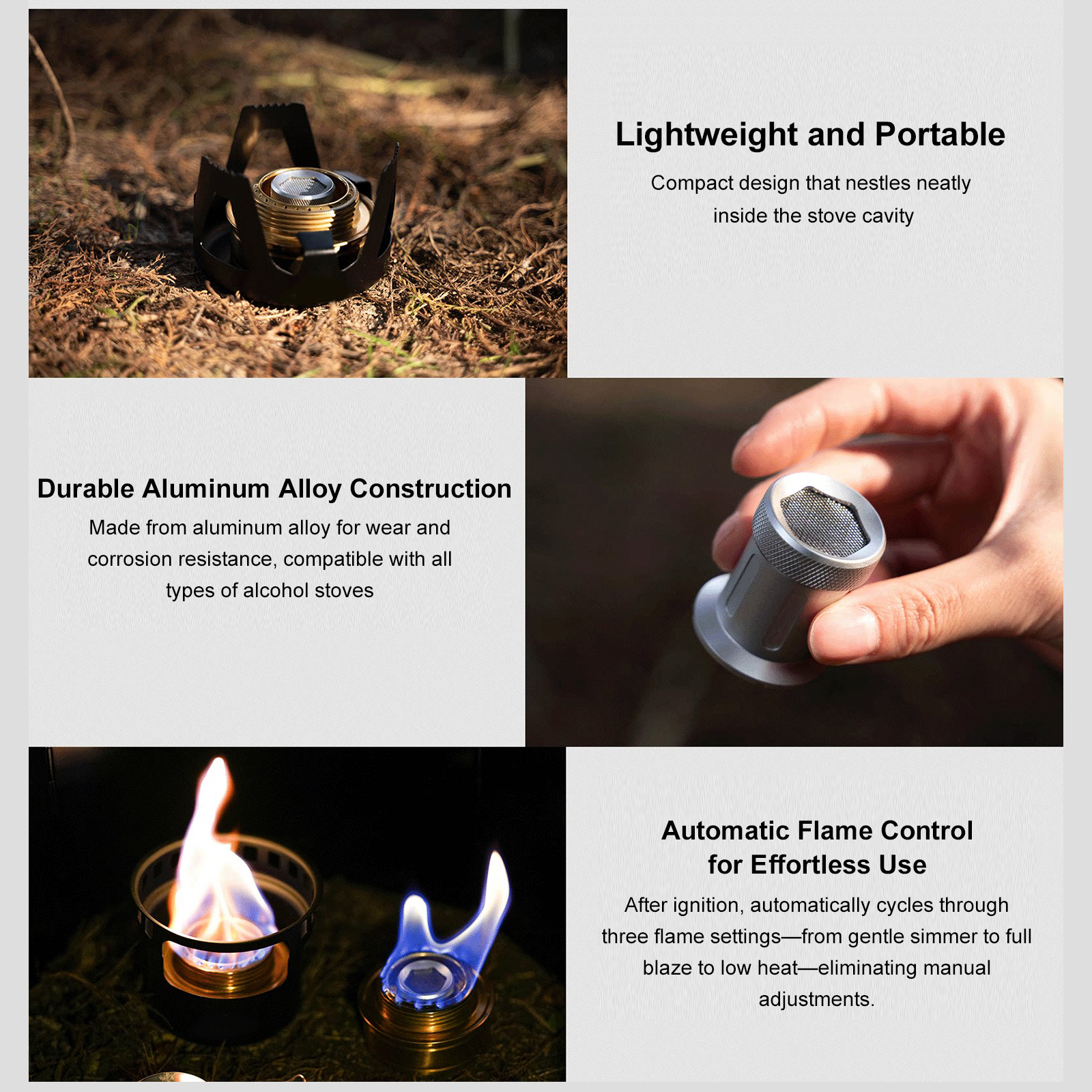 Alcohols Stove Burners Cores F - Camping Cooking Ring のレビューと価格