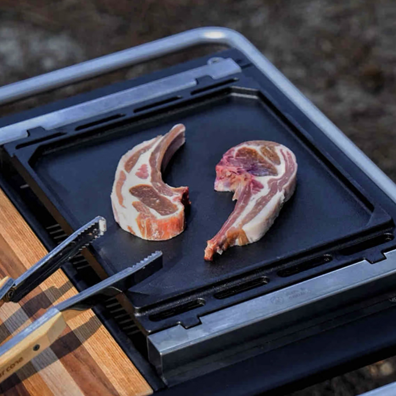 Outdoor Barbecue Grill Plate f - Camping Cooking Plate のレビューと価格