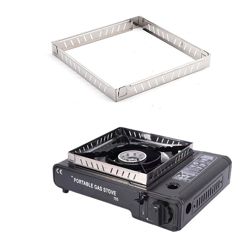 Outdoor Gas Stove Wind Screen  - Camping Cooking Windshield のレビューと価格