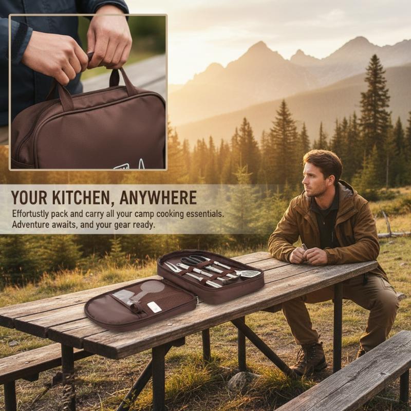 Outdoor Cooking Bag Camping St - Camping Cooking Utensil Bag のレビューと価格