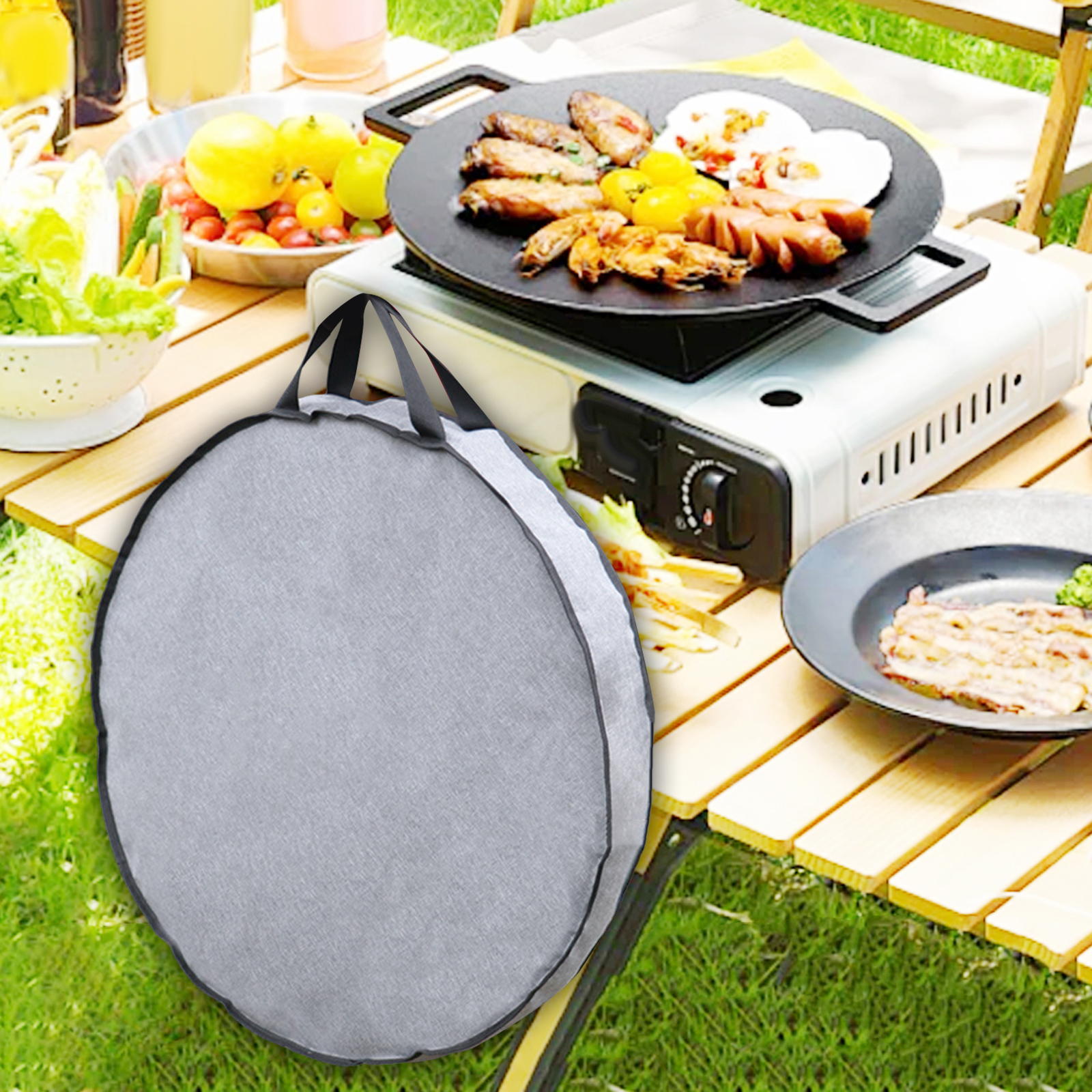 Camping Skillet Bag Portable C - Camping Cooking Plate のレビューと価格