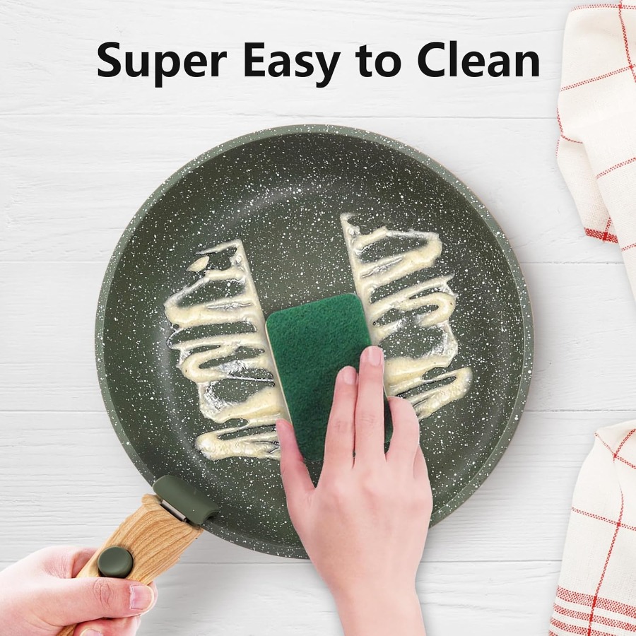 10 Pcs Non-Stick Kitchen Cookw - Camping Cooking Set Detachable Handle のレビューと価格