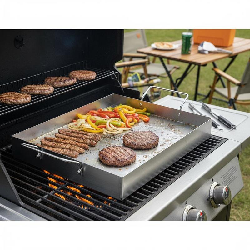 Free Shipping-Rectangular Flat - Camping Cooking Plate のレビューと価格
