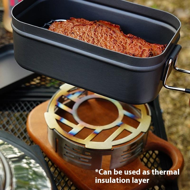 Outdoor Stove Windshield Porta - Camping Cooking Ring のレビューと価格