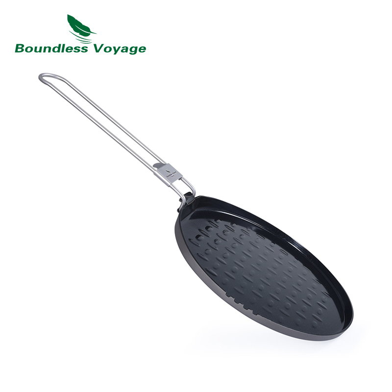 Boundless Voyage Titanium Nons - Camping Cooking Wok のレビューと価格