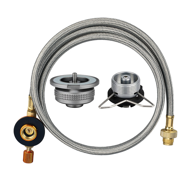 Outdoor Stove Gas Adapter Spli - Camping Cooking Windshield のレビューと価格