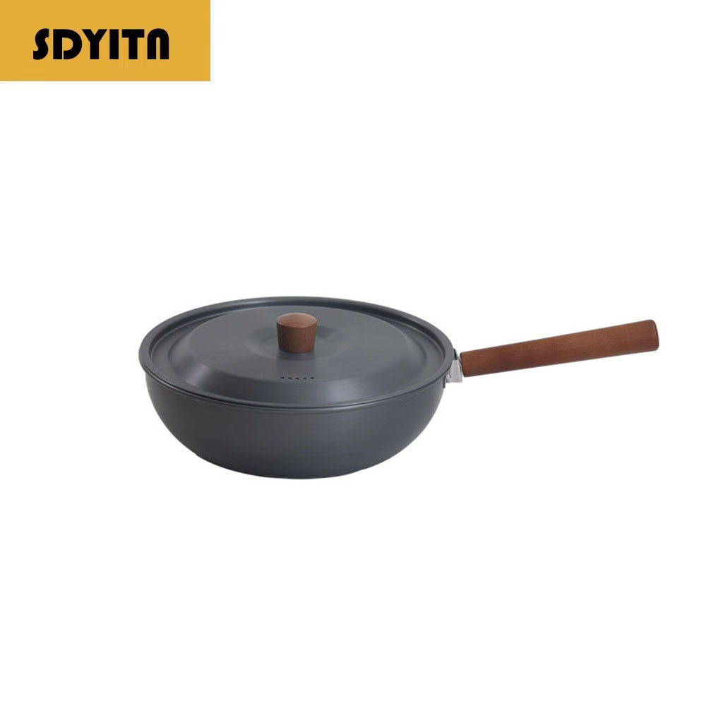 Outdoor Aluminum Alloy Wok Wit - Camping Cooking Set Detachable Handle のレビューと価格