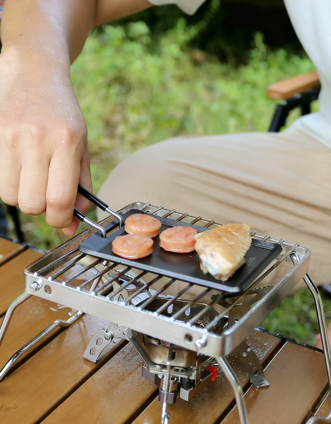 Small Camping Frying Pan Mini  - Camping Cooking Wok のレビューと価格