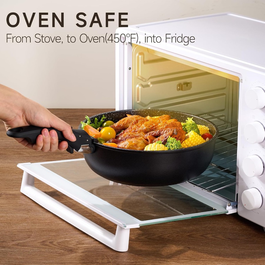 25pcs Non-Stick Detachable Han - Camping Cooking Set Detachable Handle のレビューと価格