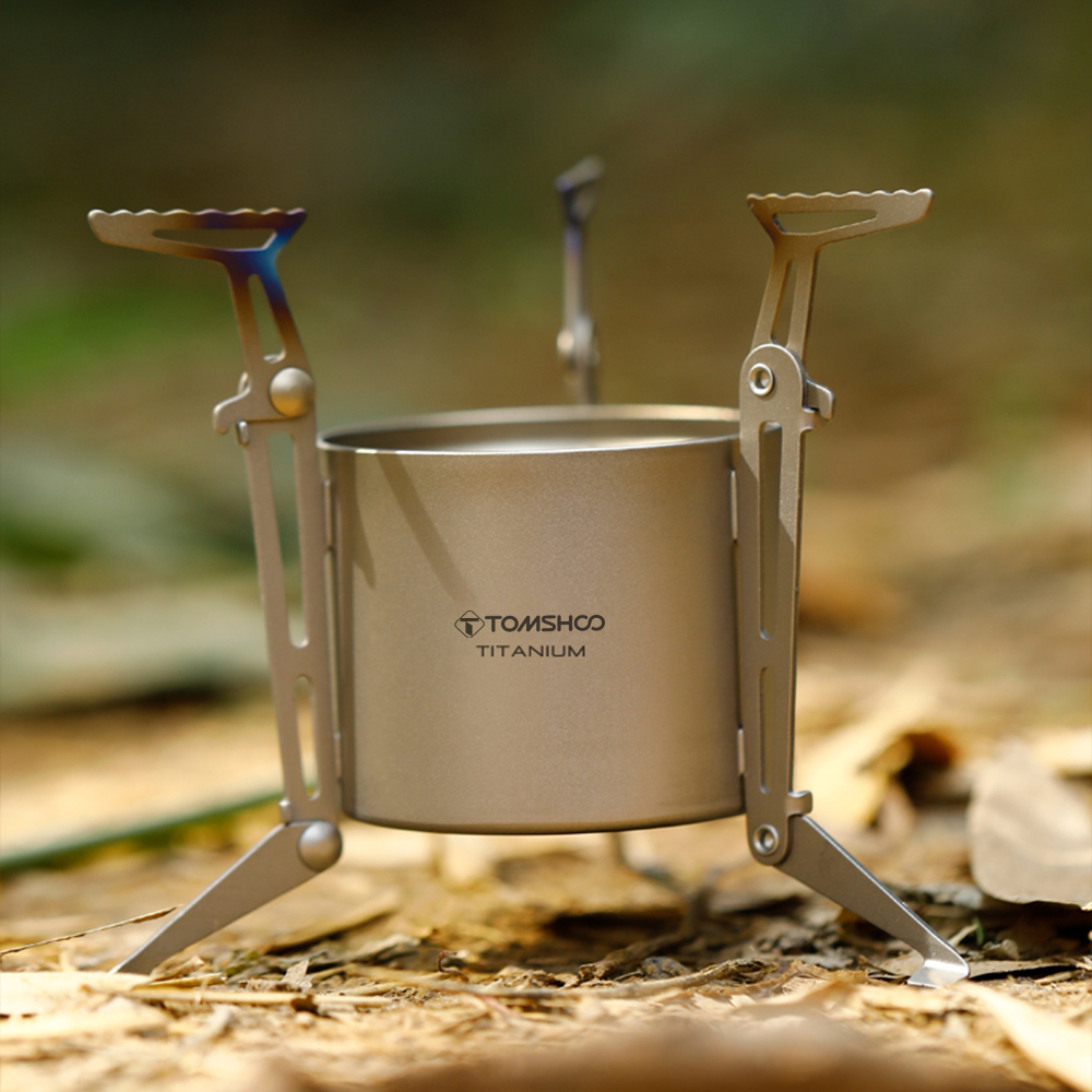 TOMSHOO Ti Alcohol Stove and L - Camping Cooking Windshield のレビューと価格