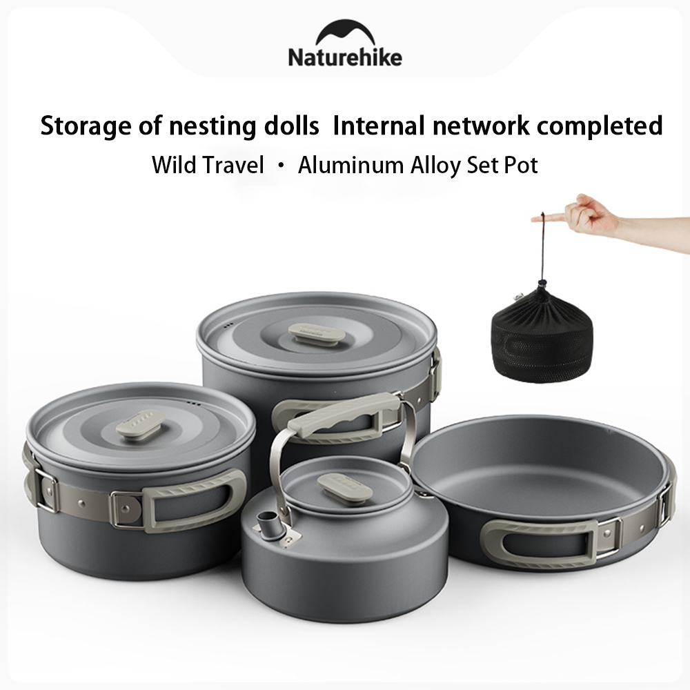 Naturehike Outdoor Pot Set,Cam - Camping Cooking Wok のレビューと価格