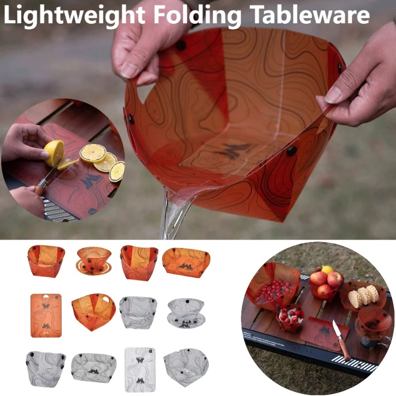 Foldable Camping Tableware Por - Camping Cooking Plate のレビューと価格