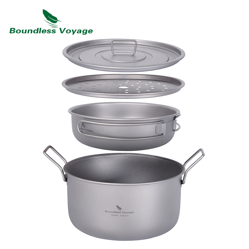 Boundless Voyage Camping Cooki - Camping Cooking Wok のレビューと価格